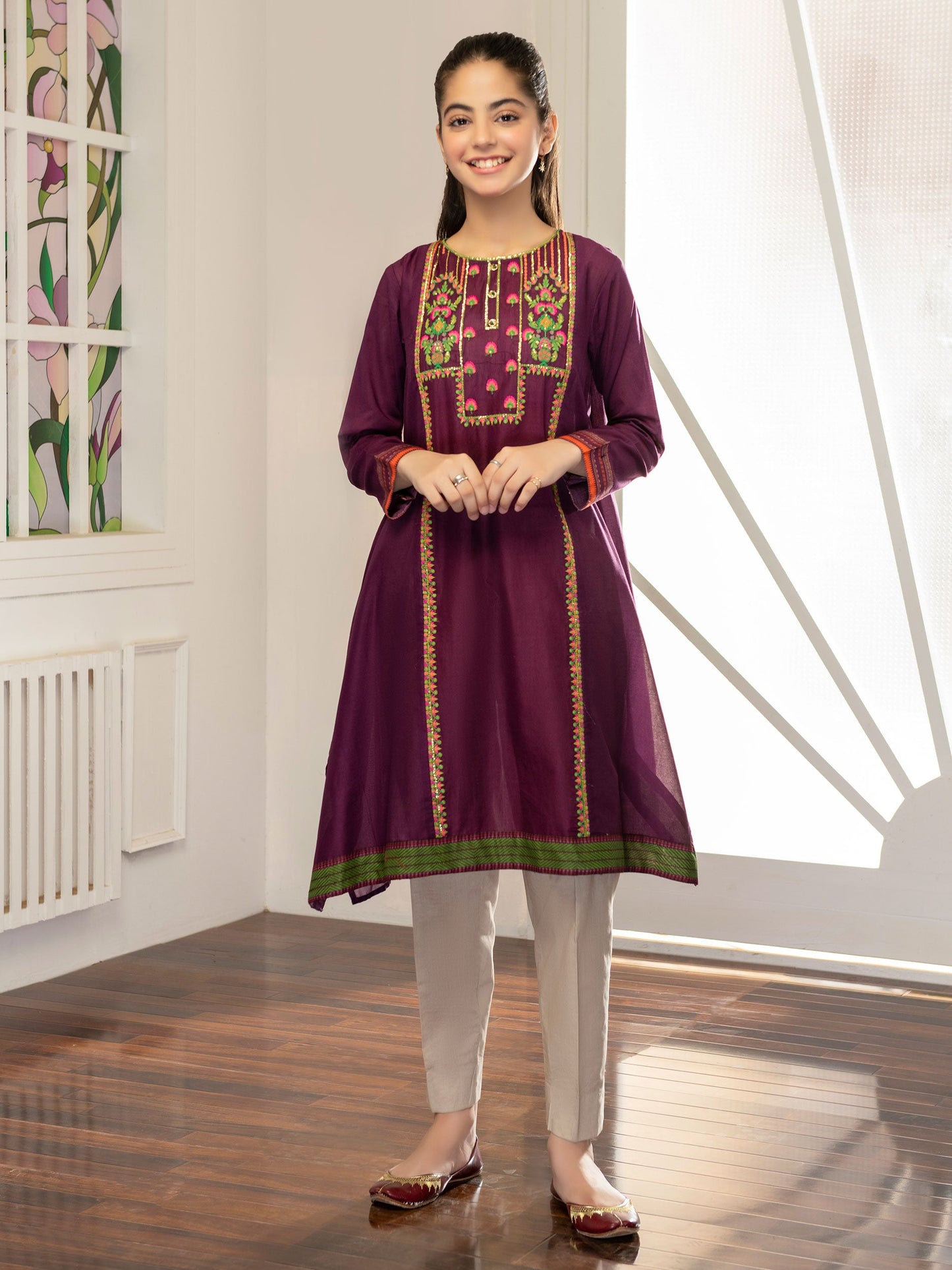 Embroidered Lawn Shirt