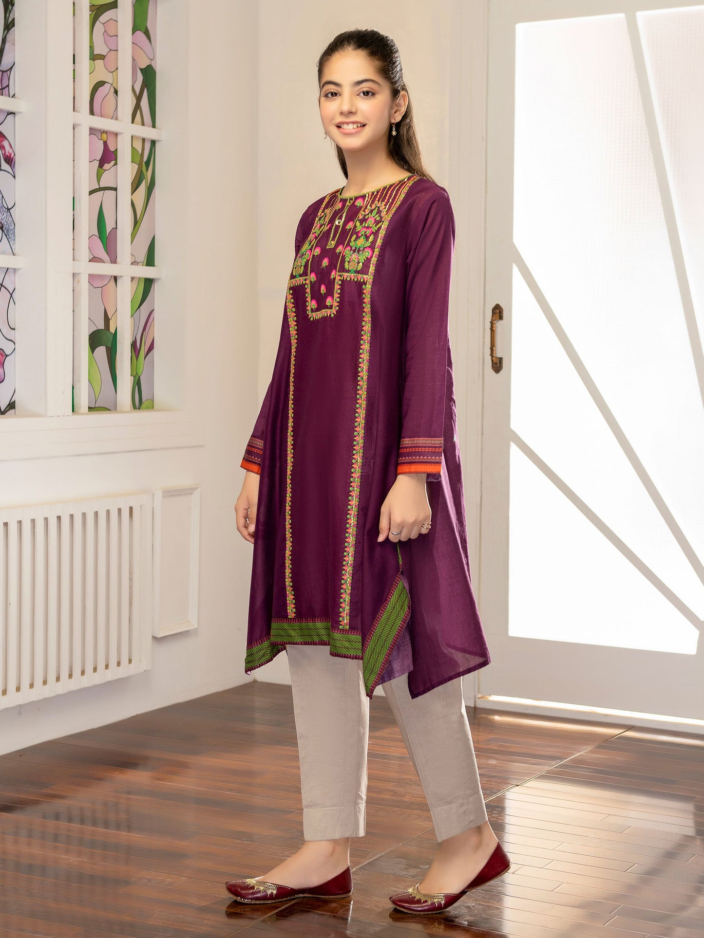 Embroidered Lawn Shirt