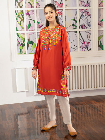 Embellished Silk Shirt