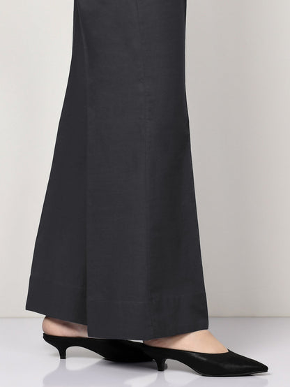 Unstitched Cambric Trouser -Greyish Black