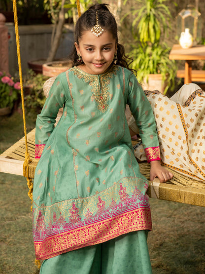Embellished Lawn Suit