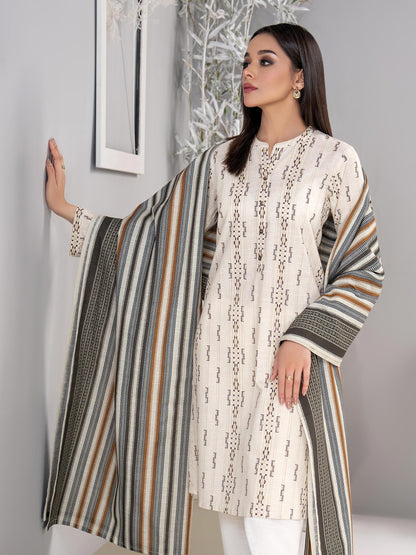 2 Piece Khaddar Suit-Printed(Unstitched)