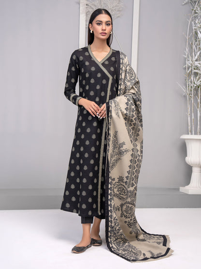 3 Piece Khaddar Suit-Printed (Unstitched)