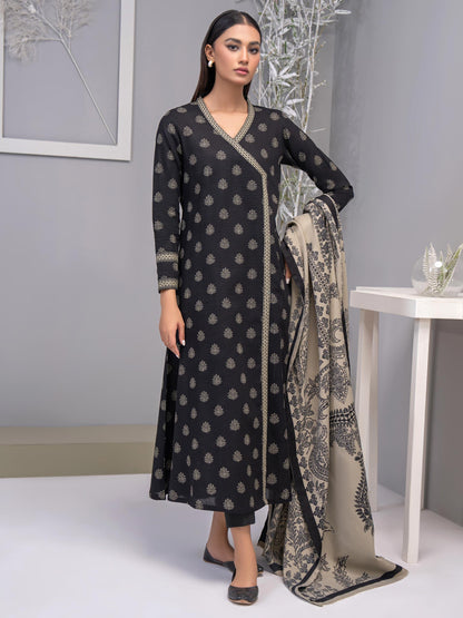 3 Piece Khaddar Suit-Printed (Unstitched)