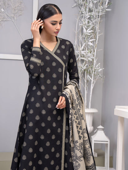 3 Piece Khaddar Suit-Printed (Unstitched)