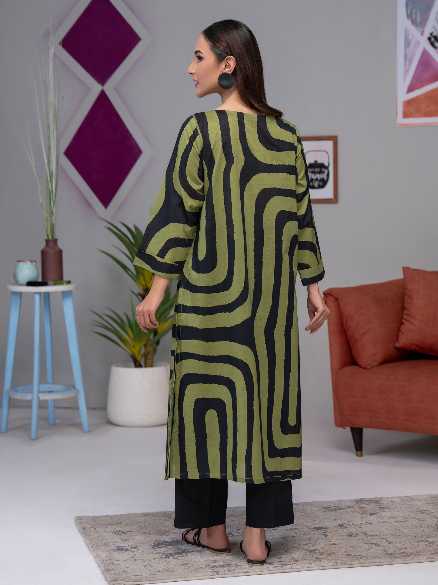 Lawn Shirt-Printed (Unstitched)