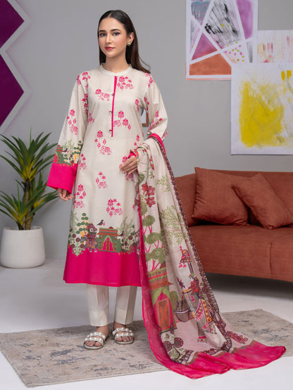 2 Piece Lawn Suit-Printed (Unstitched)