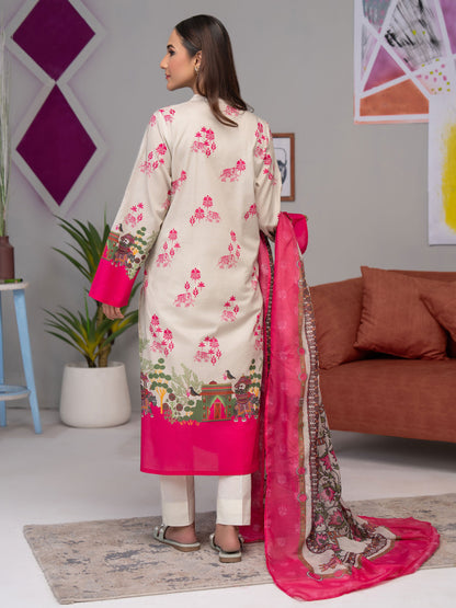 2 Piece Lawn Suit-Printed (Unstitched)