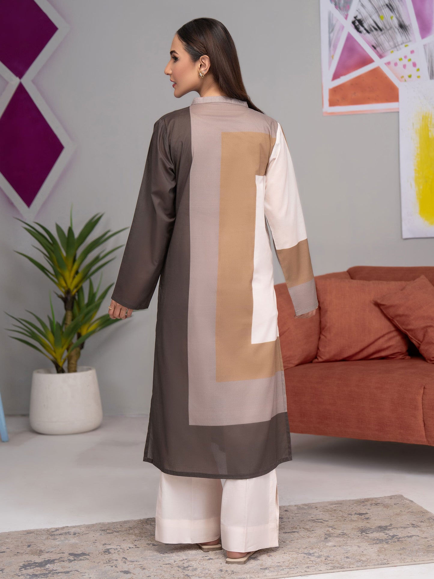 Lawn Shirt-Printed (Unstitched)