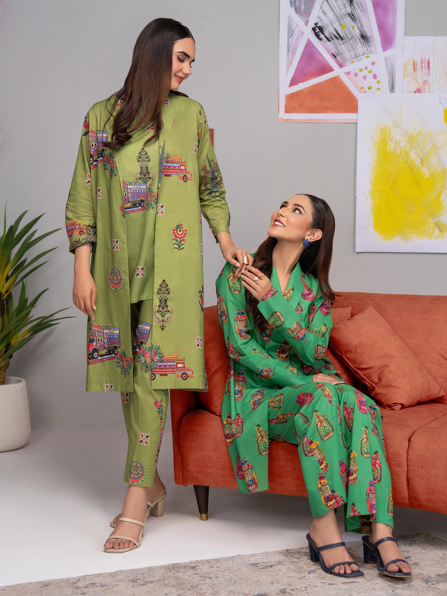 Lawn Shirt-Printed (Unstitched)