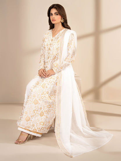 3 Piece Lawn Suit-Paste Print (Unstitched)