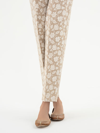 Paste Print Khaddar Trouser (Pret)