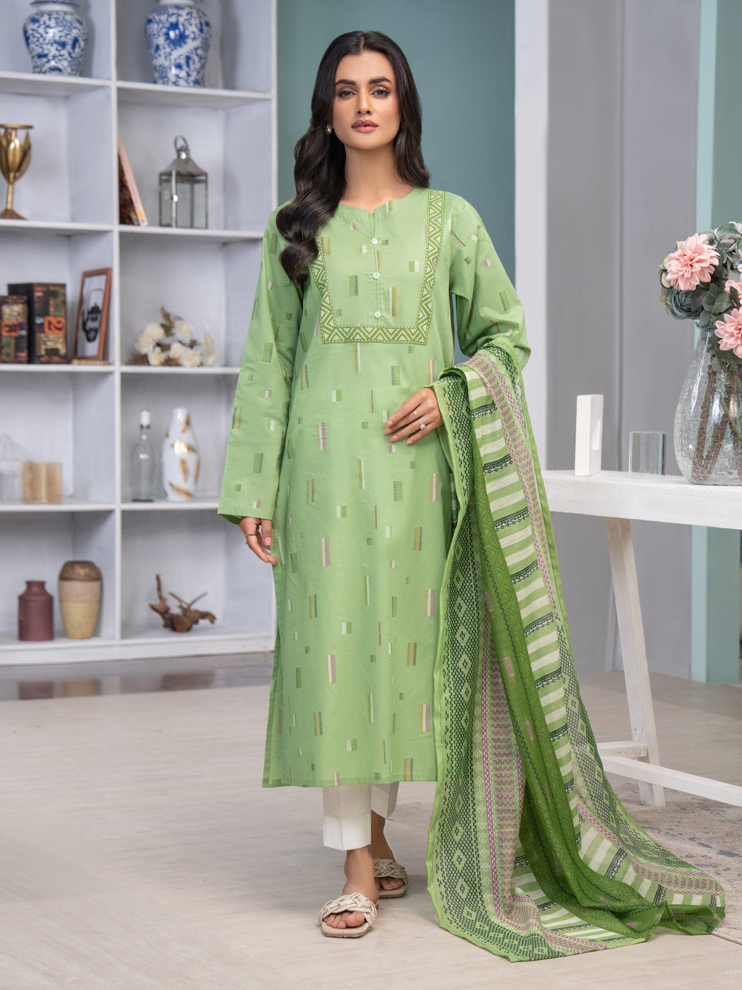 2 Piece Lawn Suit-Printed(Unstitched)