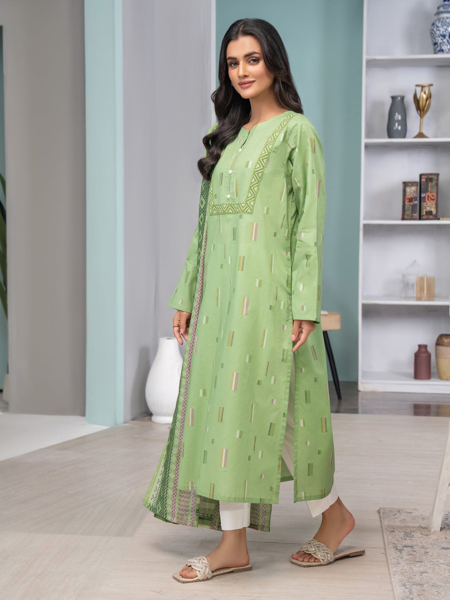 2 Piece Lawn Suit-Printed(Unstitched)
