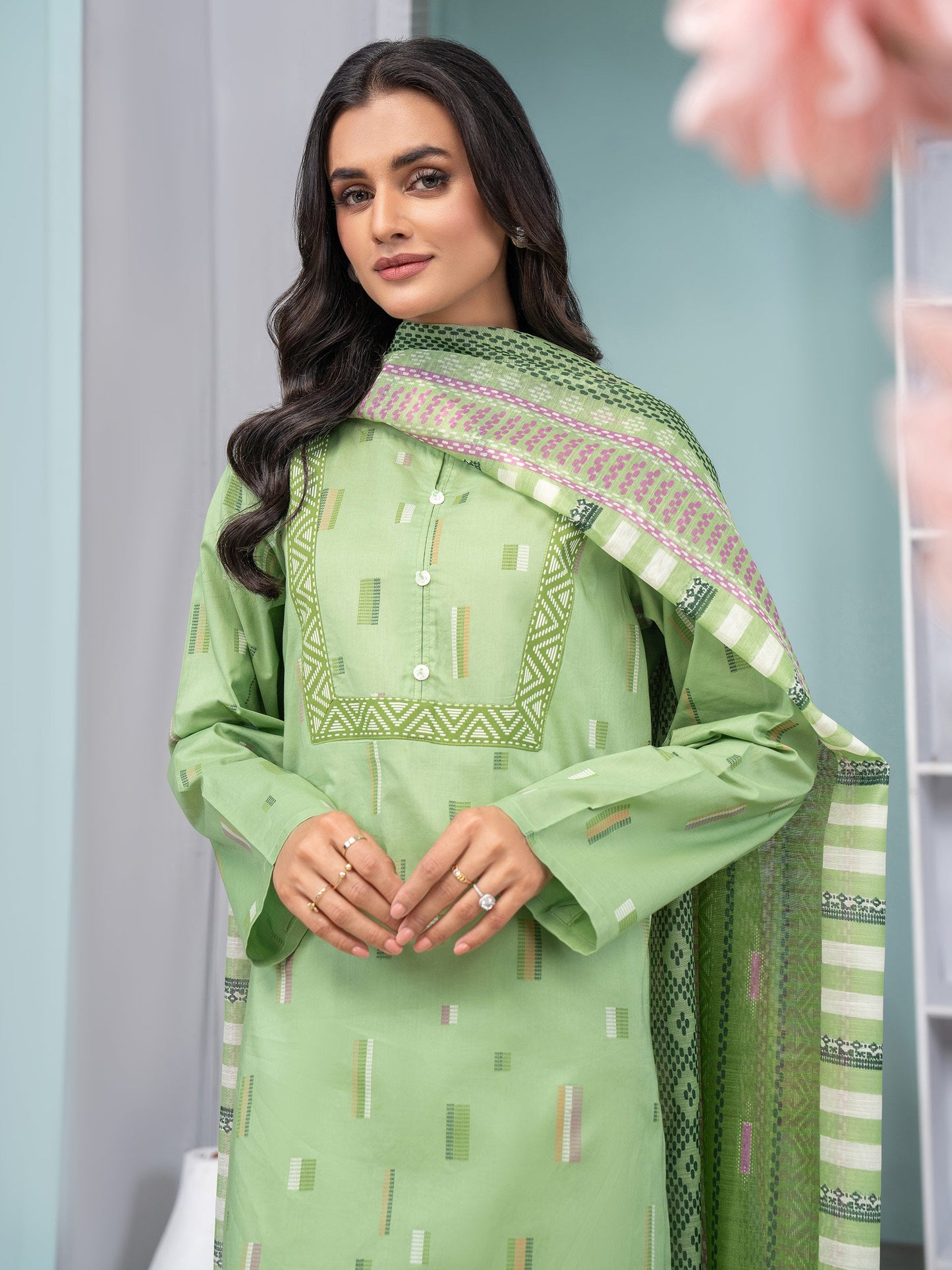 2 Piece Lawn Suit-Printed(Unstitched)