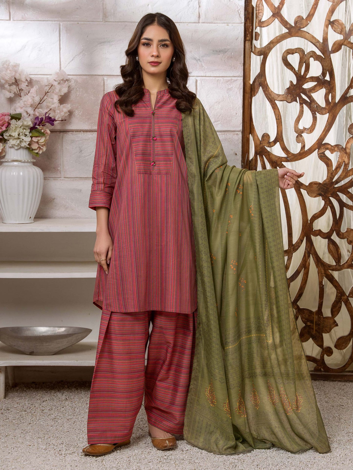 3 Piece Lawn Suit-Printed(Unstitched)