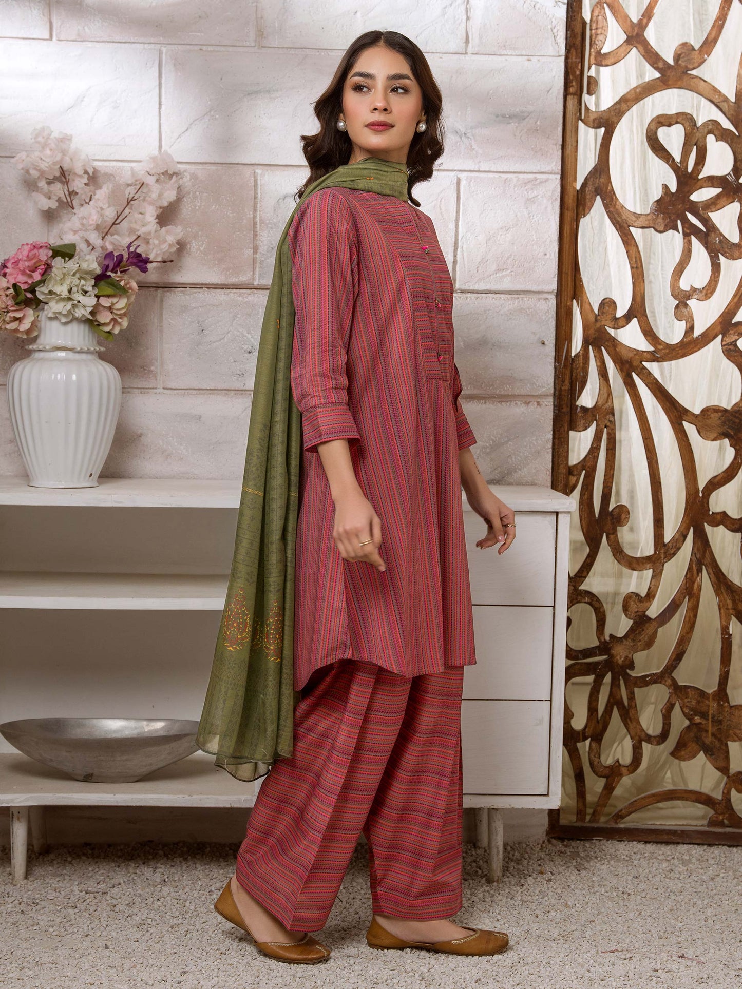 3 Piece Lawn Suit-Printed(Unstitched)