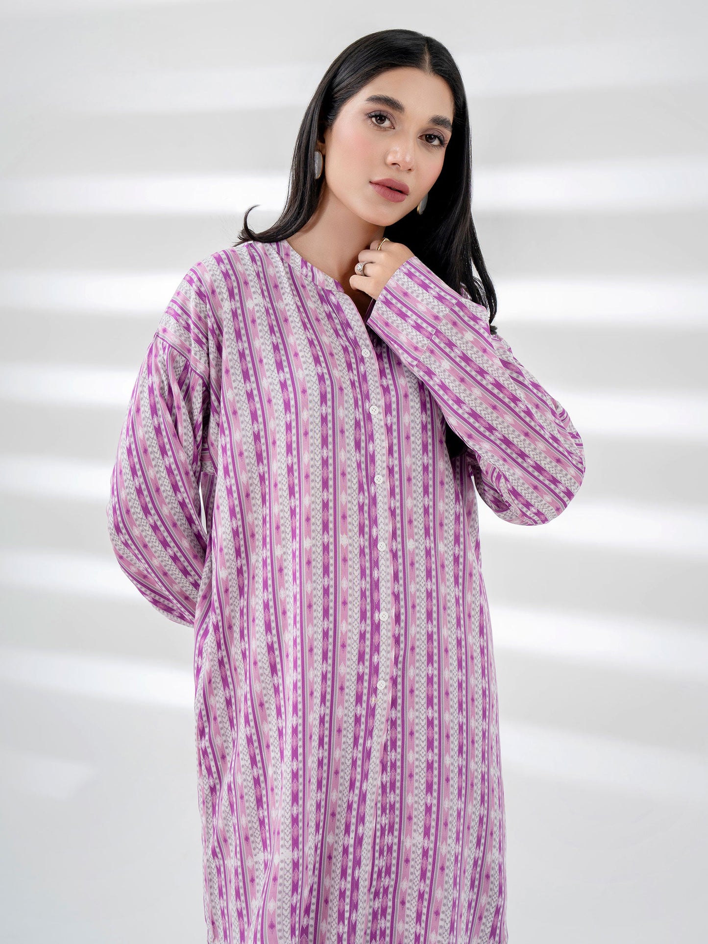 Viscose Lawn Shirt-Printed (Unstitched)