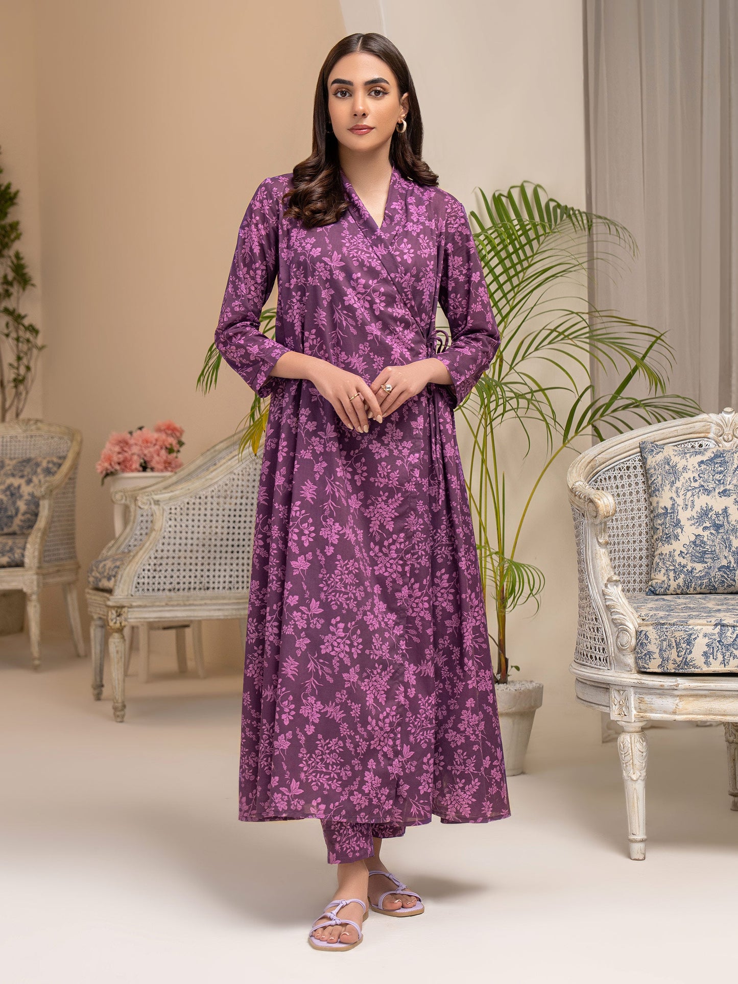 Lawn Shirt-Paste Print (Unstitched)