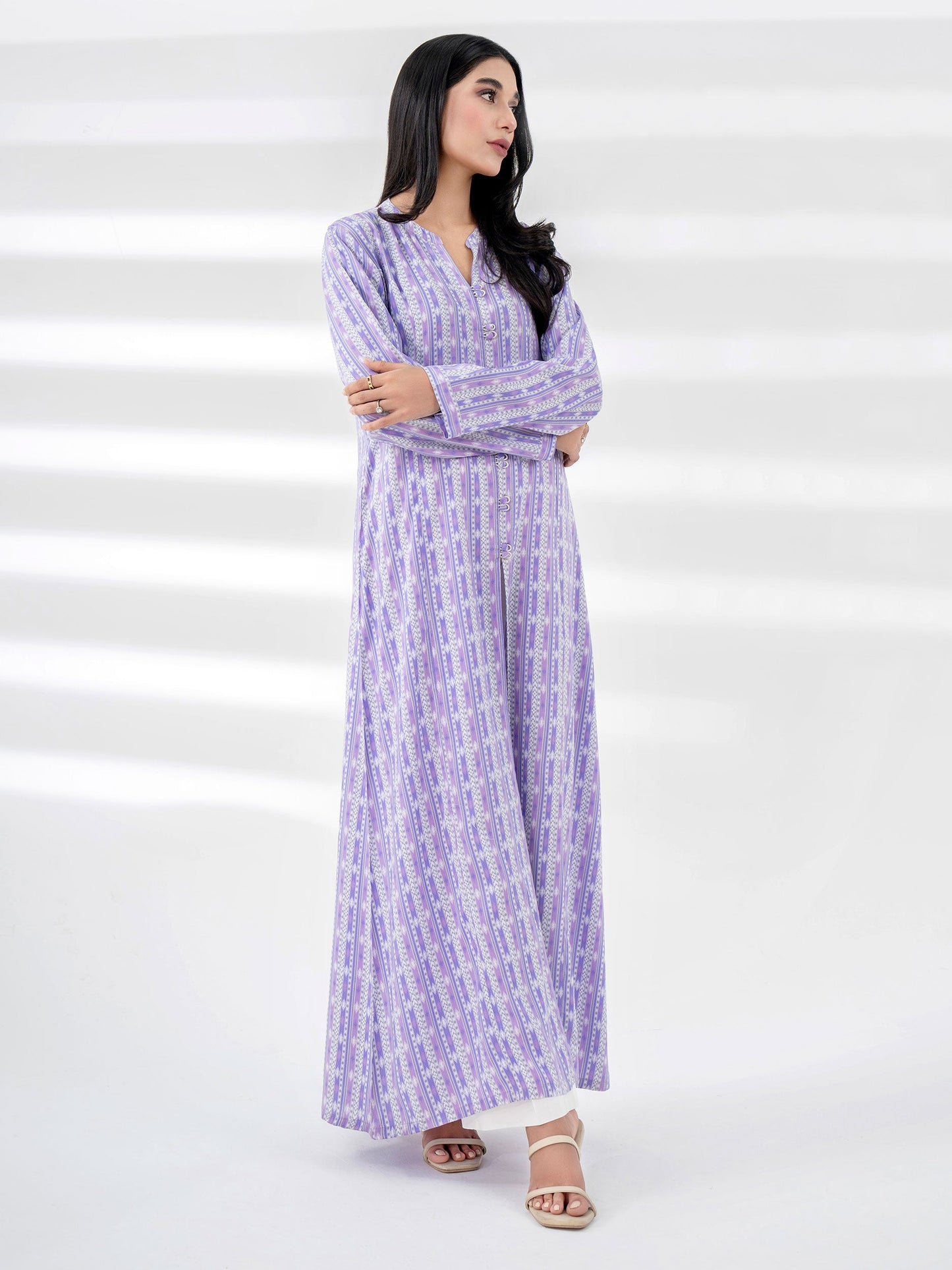 Viscose Lawn Shirt-Printed (Unstitched)