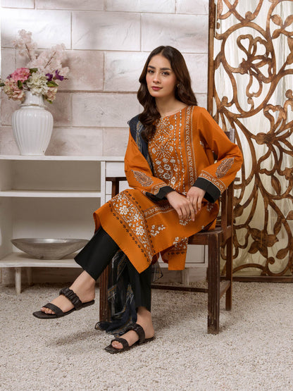2 Piece Lawn Suit-Paste Print (Unstitched)