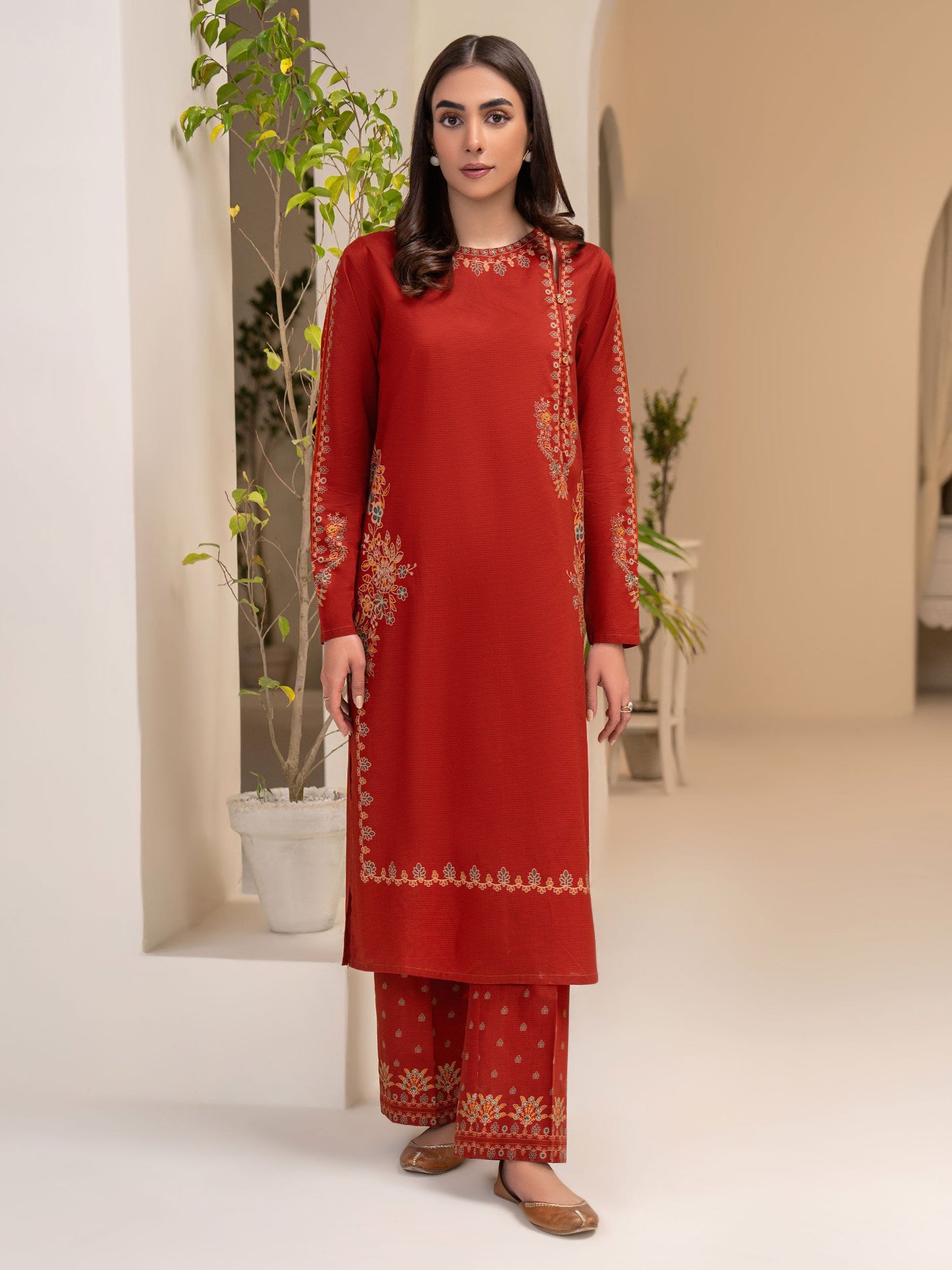 2 Piece Lawn Suit-Printed (Unstitched)