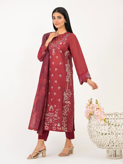 3 Piece Missouri Suit-Embroidered (Pret)