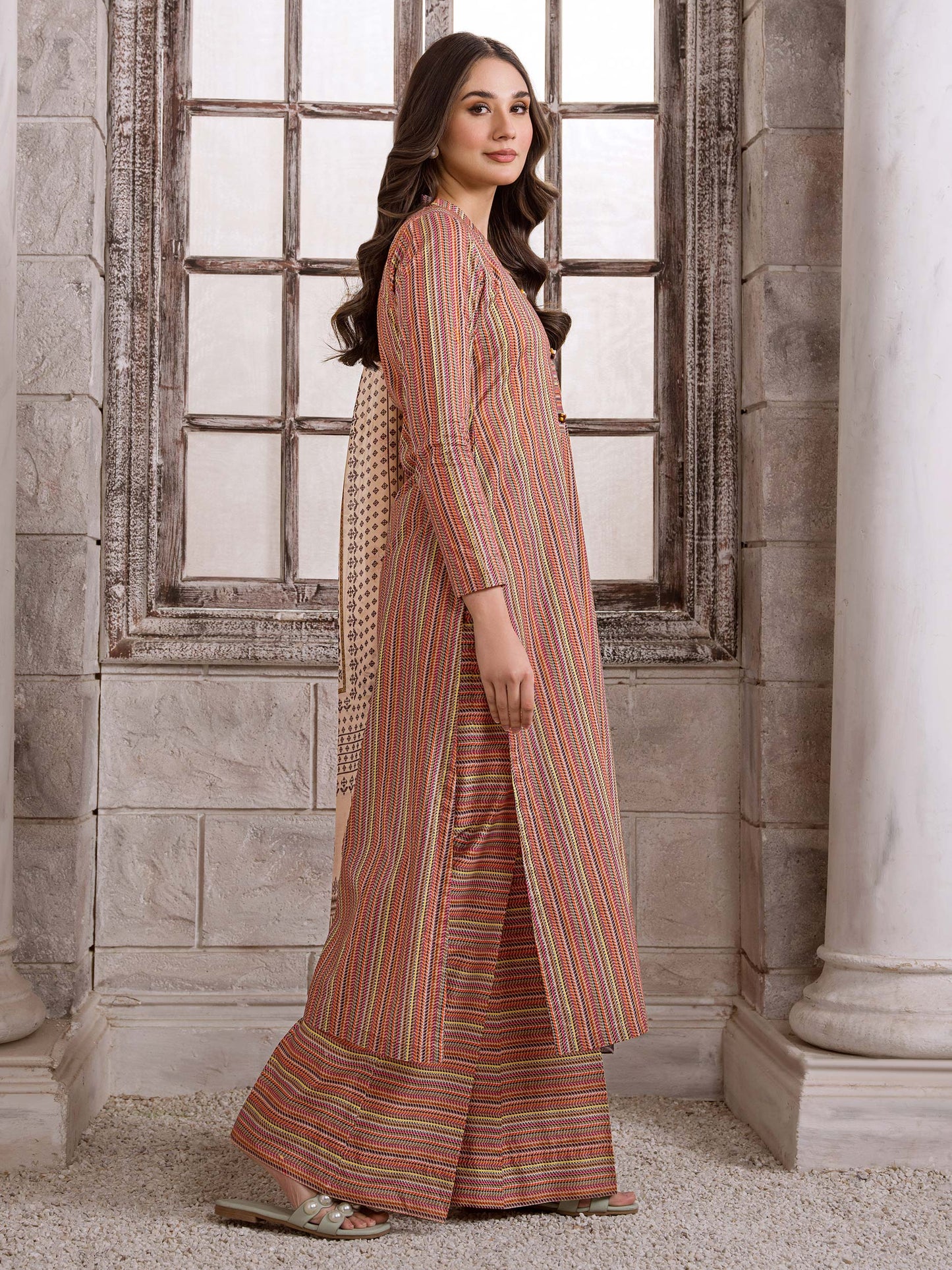 3 Piece Lawn Suit-Printed (Unstitched)