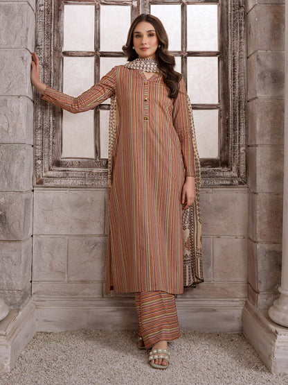 3 Piece Lawn Suit-Printed (Unstitched)