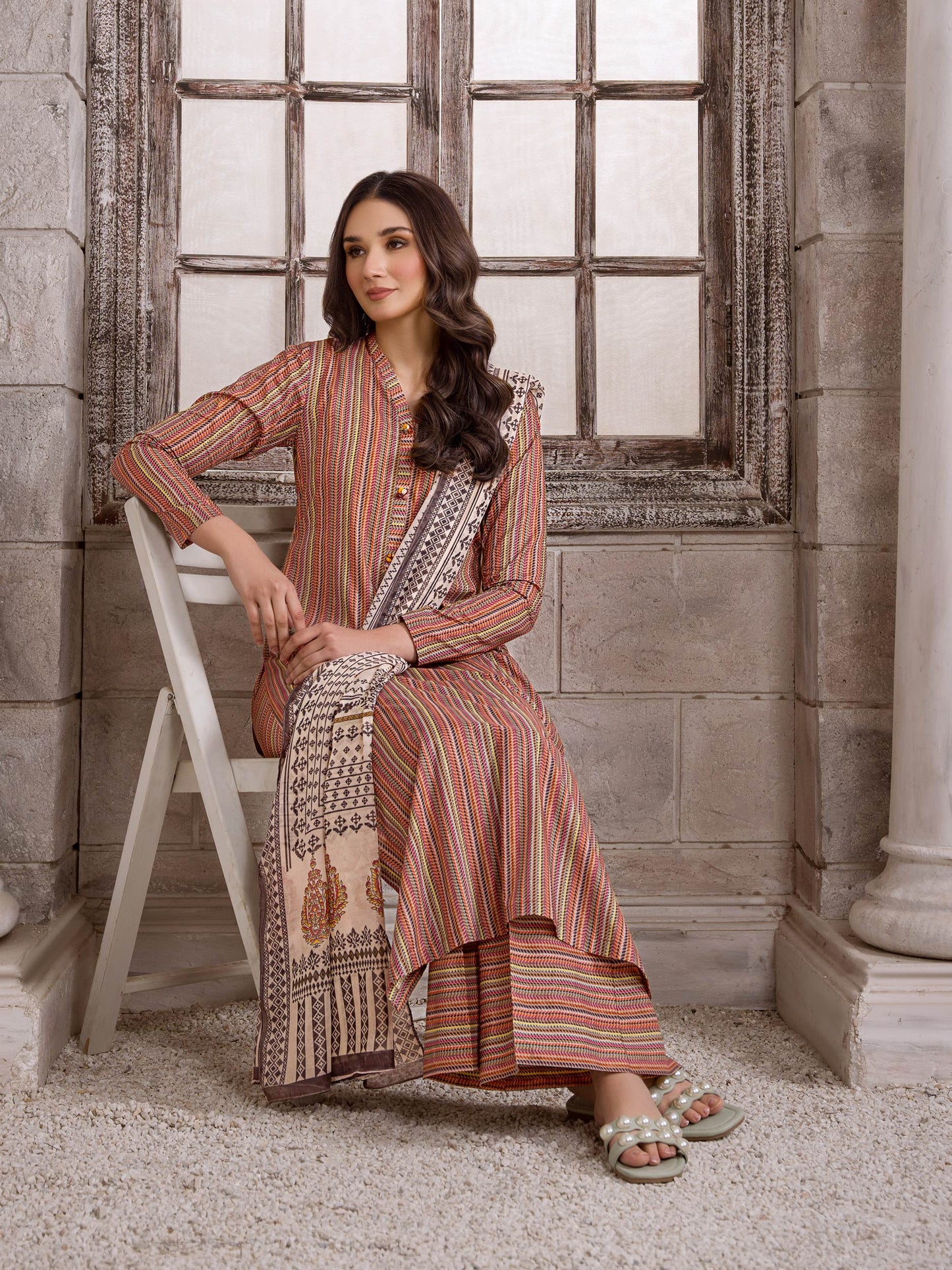 3 Piece Lawn Suit-Printed (Unstitched)