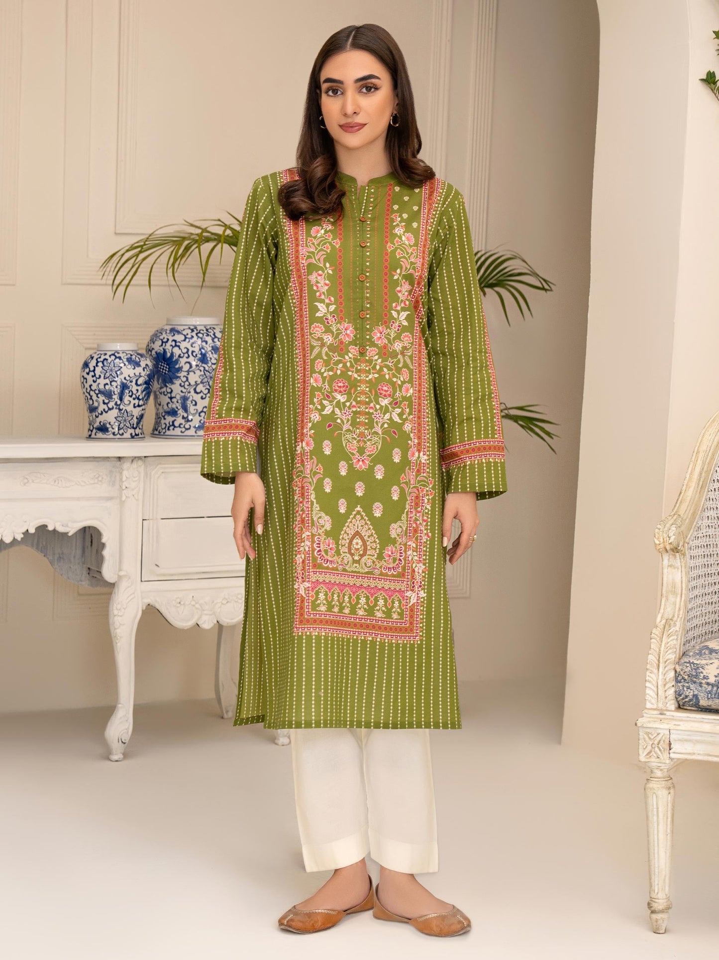 Lawn Shirt-Printed (Unstitched)