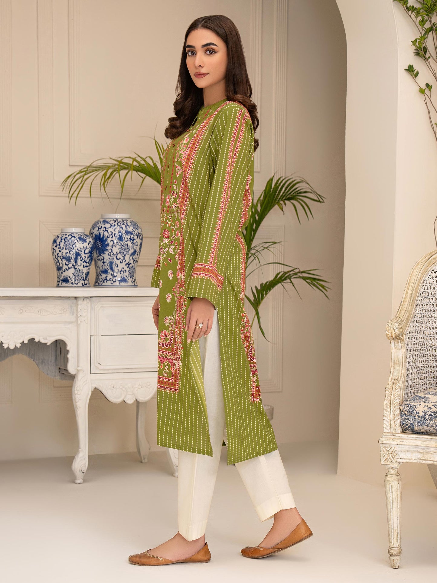 Lawn Shirt-Printed (Unstitched)