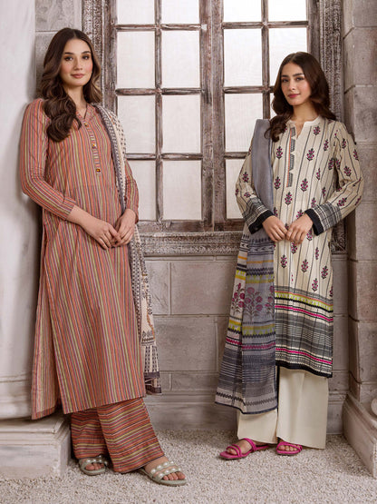3 Piece Lawn Suit-Printed (Unstitched)