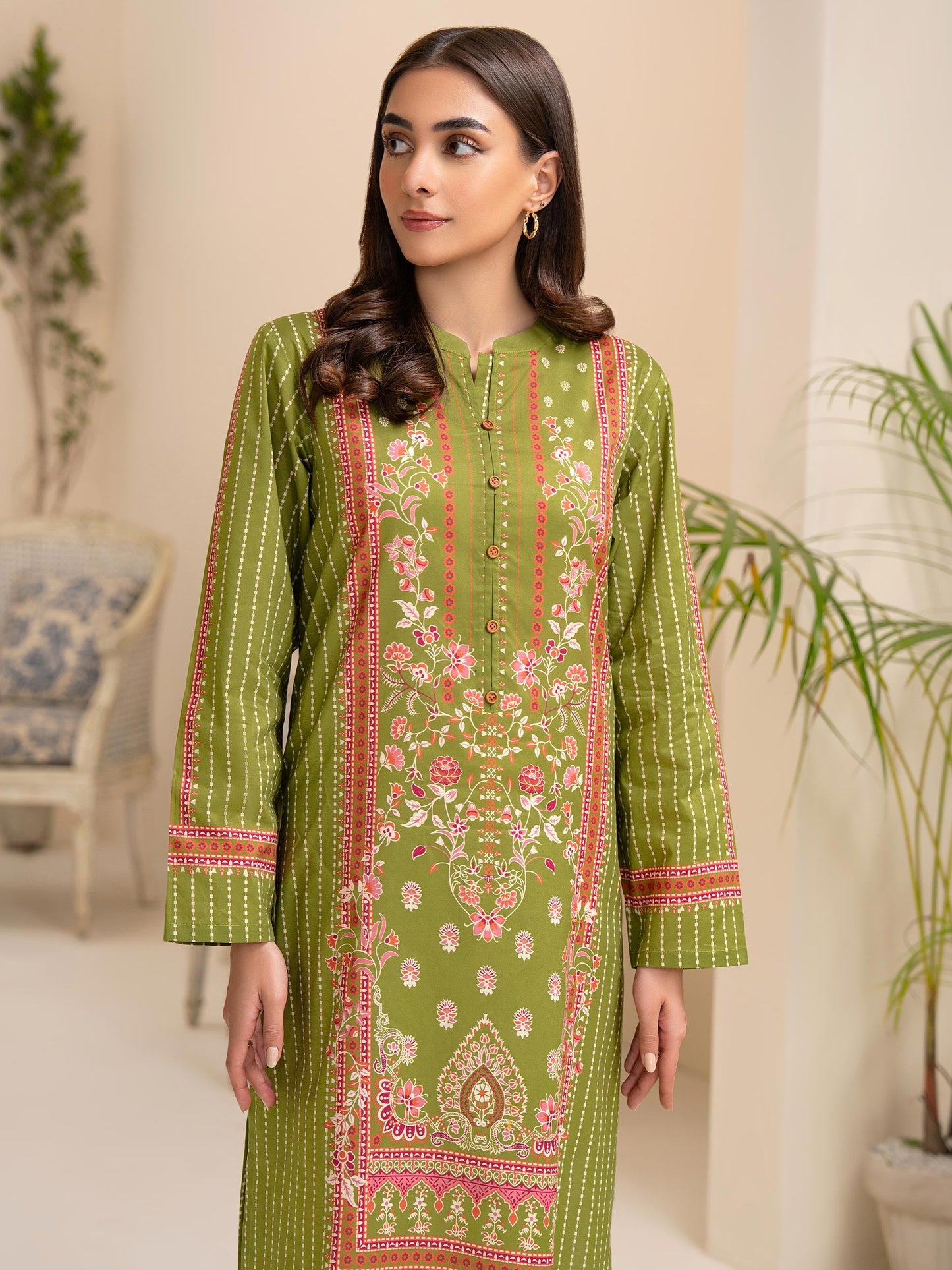 Lawn Shirt-Printed (Unstitched)