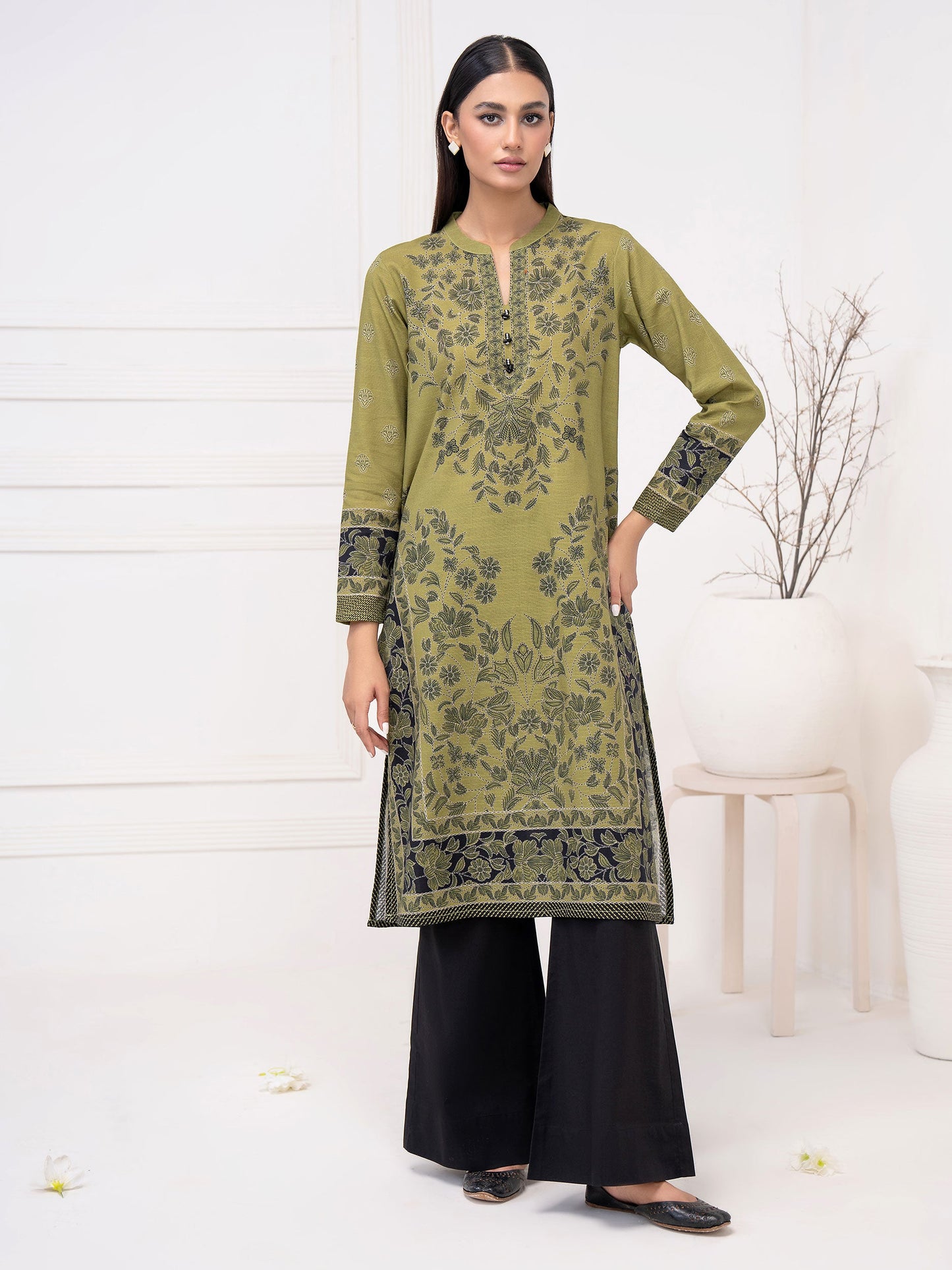 Khaddar Shirt-Printed(Unstitched)