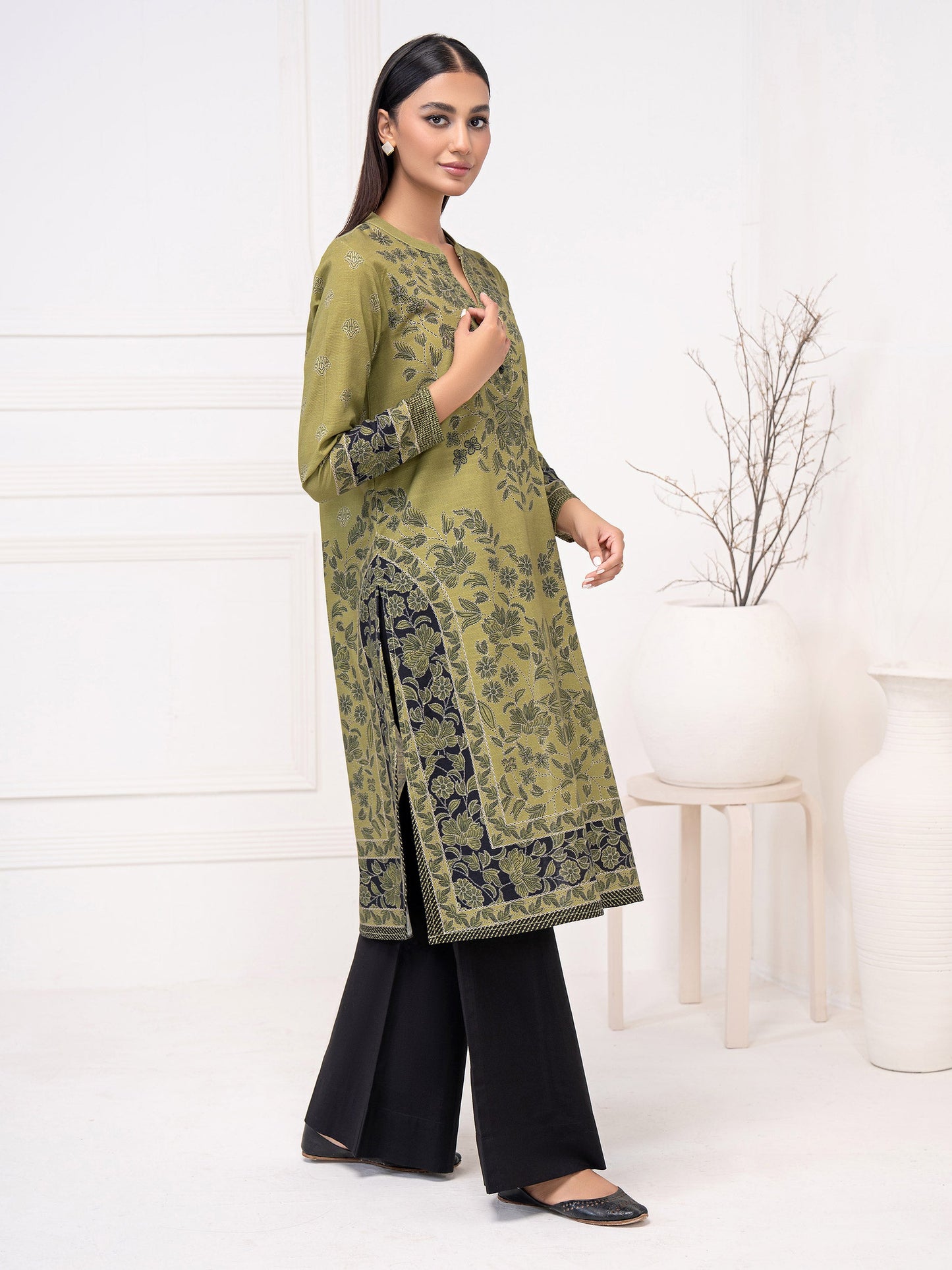 Khaddar Shirt-Printed(Unstitched)