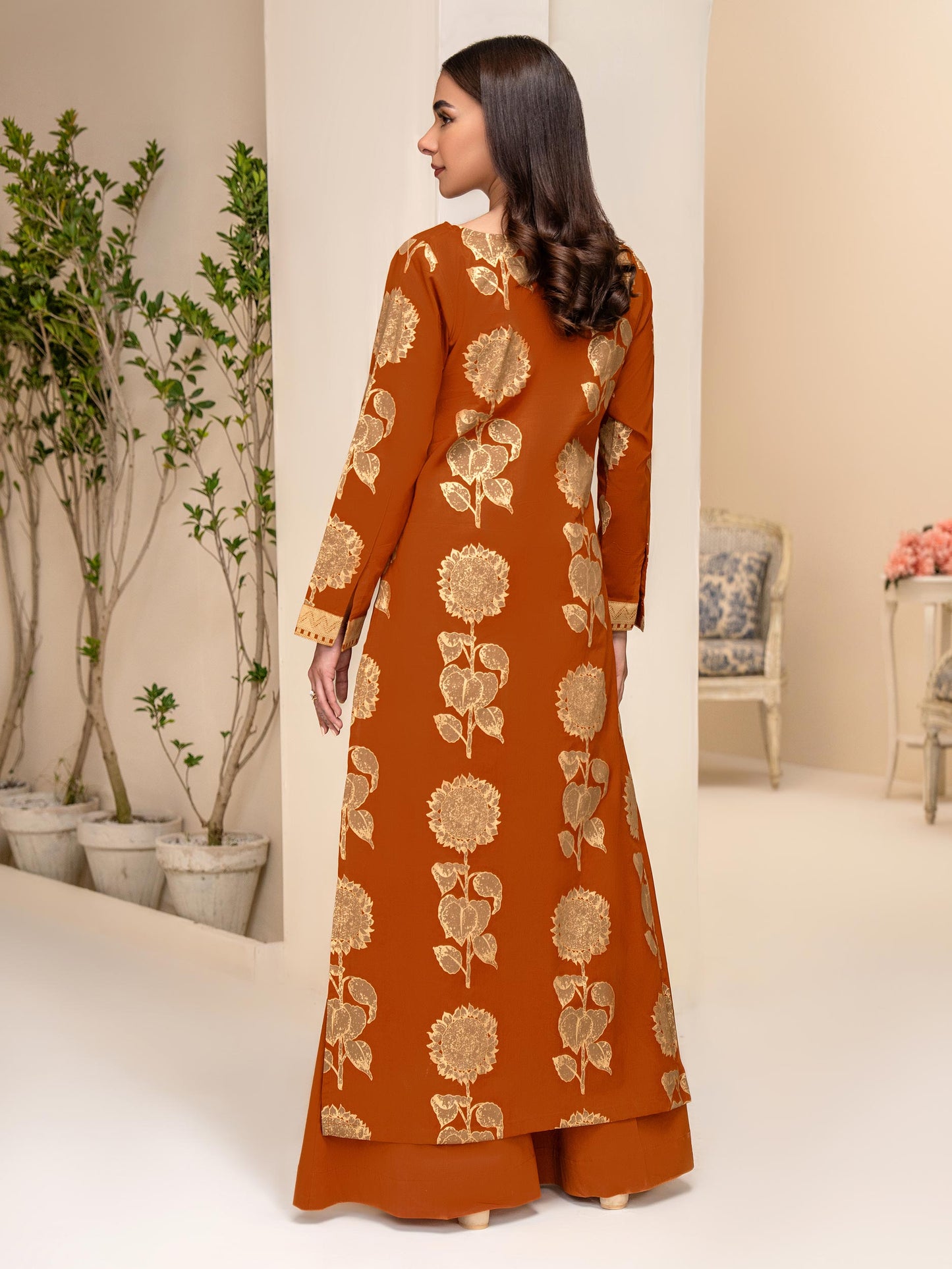2 Piece Lawn Suit-Paste Print(Unstitched)