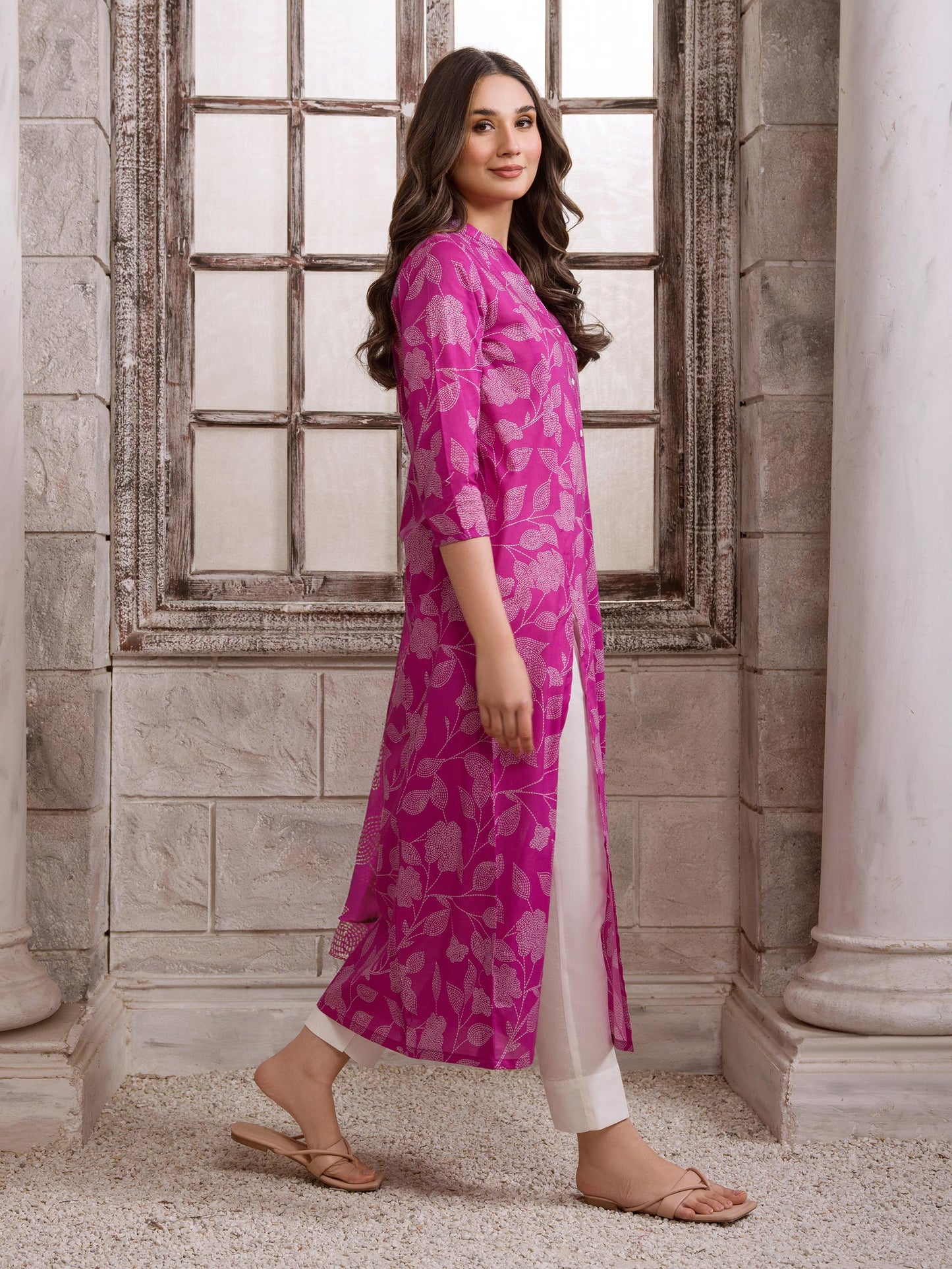 2 Piece Lawn Suit-Printed (Unstitched)