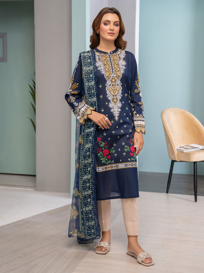 2 Piece Lawn Suit-Printed (Unstitched)