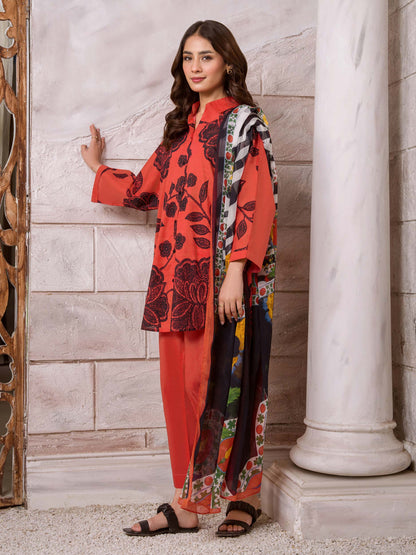 3 Piece Lawn Suit-Printed (Unstitched)