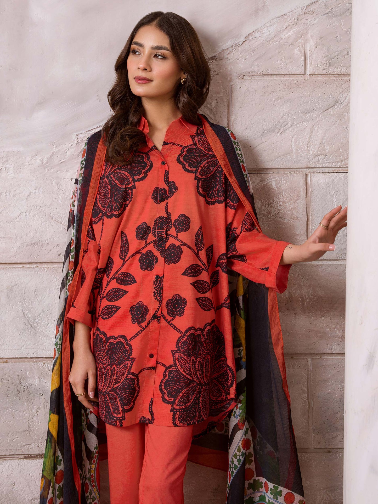 3 Piece Lawn Suit-Printed (Unstitched)