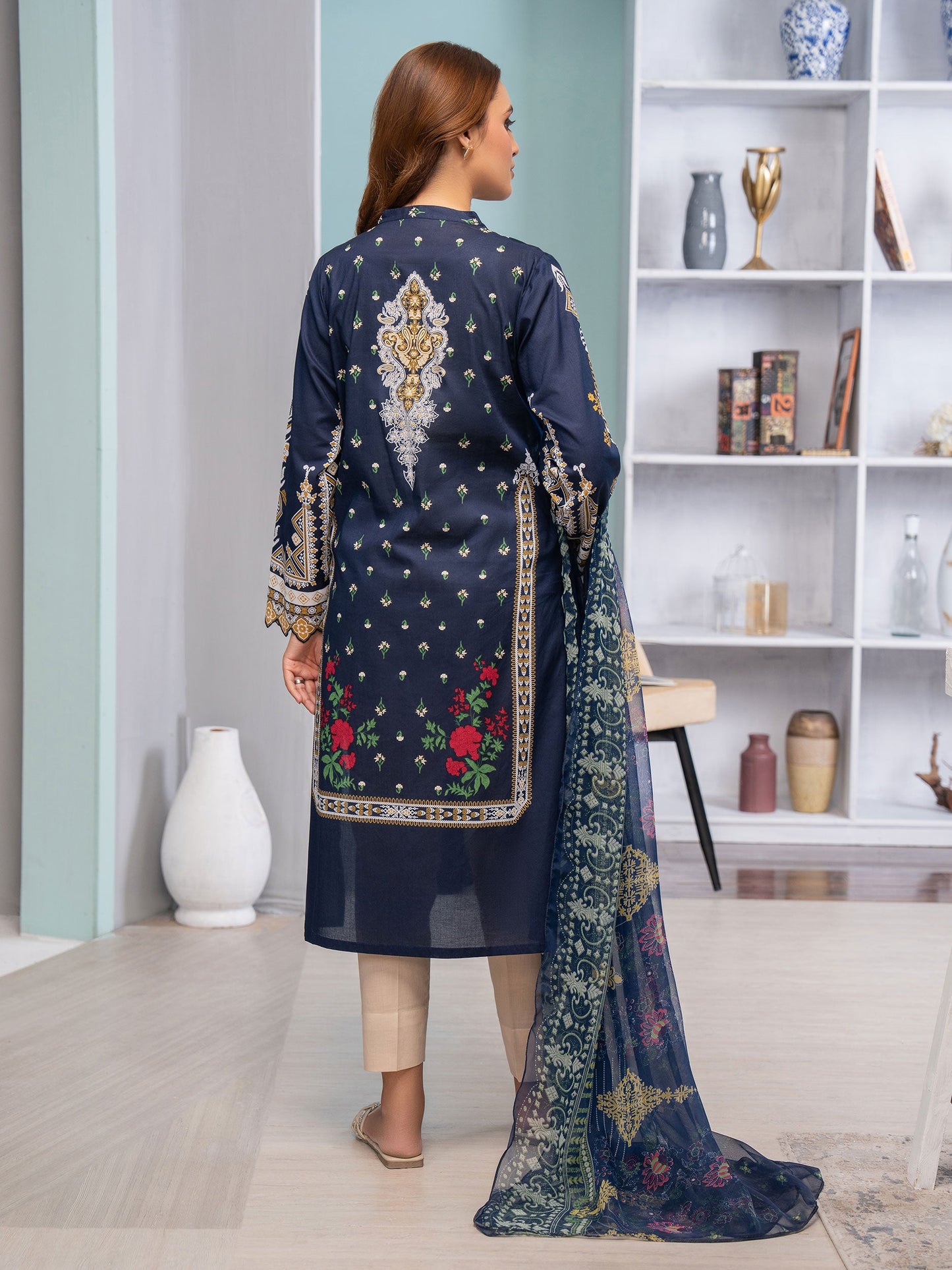 2 Piece Lawn Suit-Printed (Unstitched)