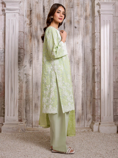 3 Piece Lawn Suit-Emboss Print (Unstitched)