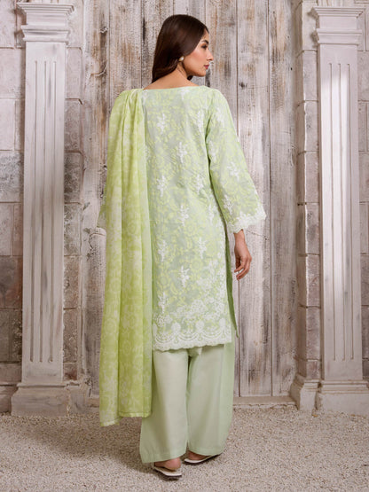 3 Piece Lawn Suit-Emboss Print (Unstitched)