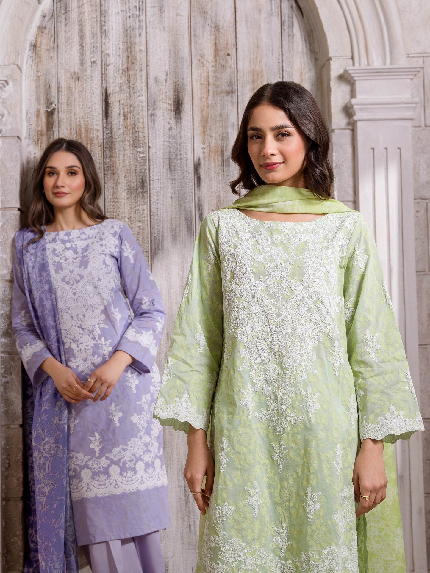 3 Piece Lawn Suit-Emboss Print (Unstitched)
