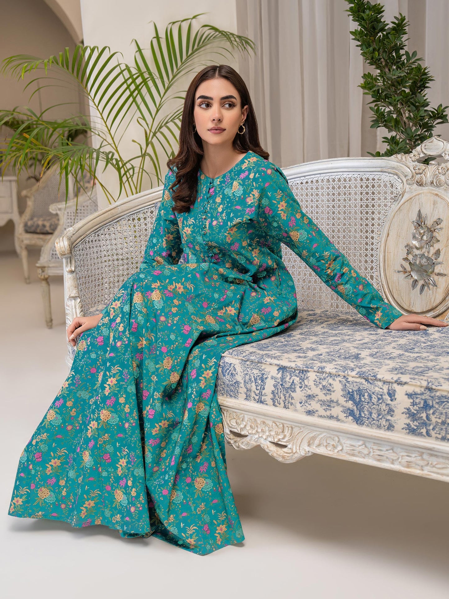 Lawn Shirt-Printed (Unstitched)