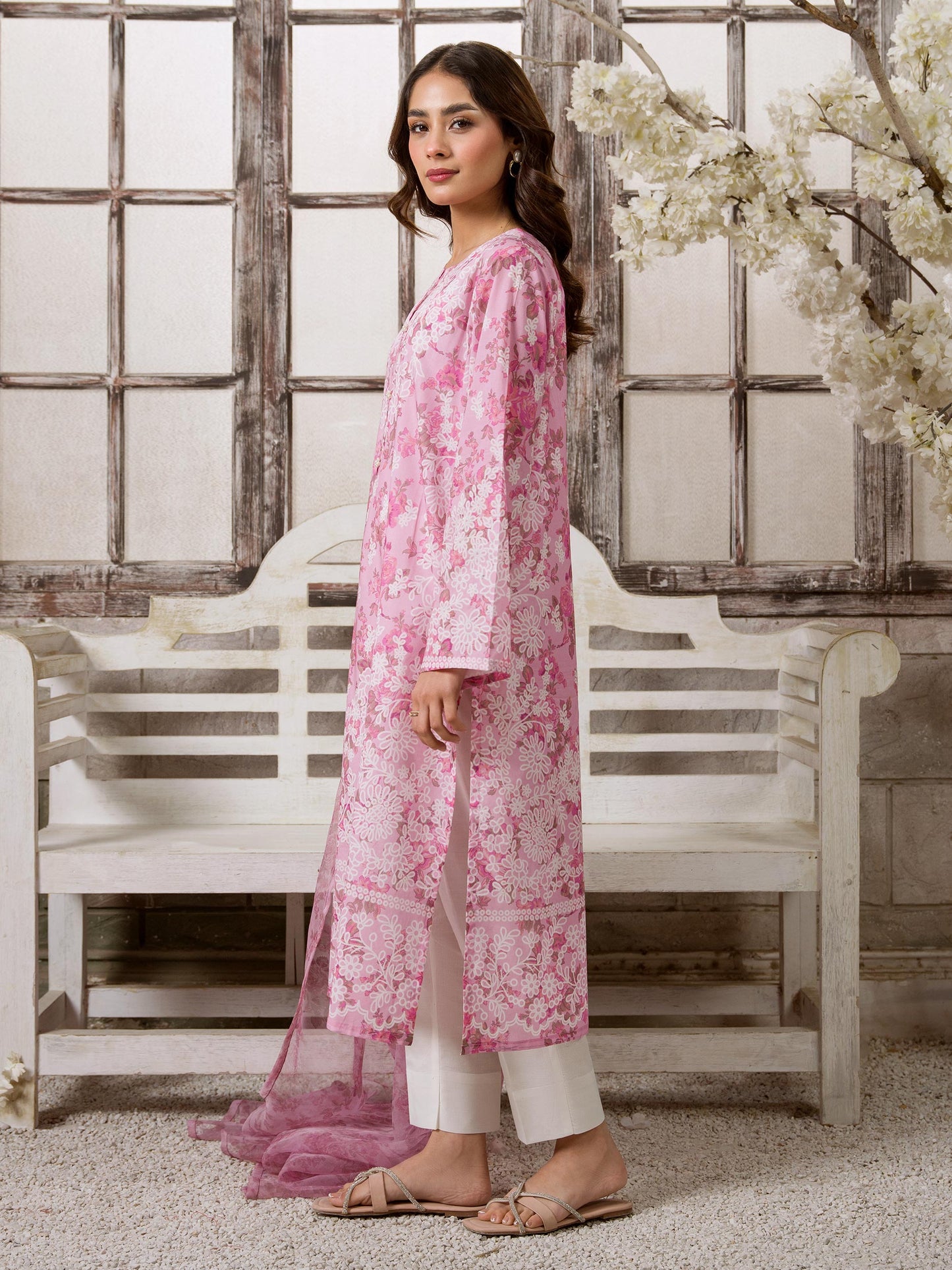 2 Piece Lawn Suit-Printed(Unstitched)