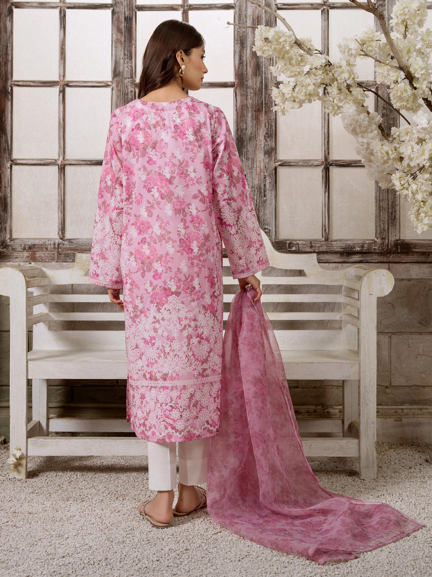 2 Piece Lawn Suit-Printed(Unstitched)