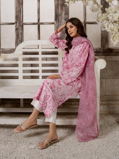 2 Piece Lawn Suit-Printed(Unstitched)