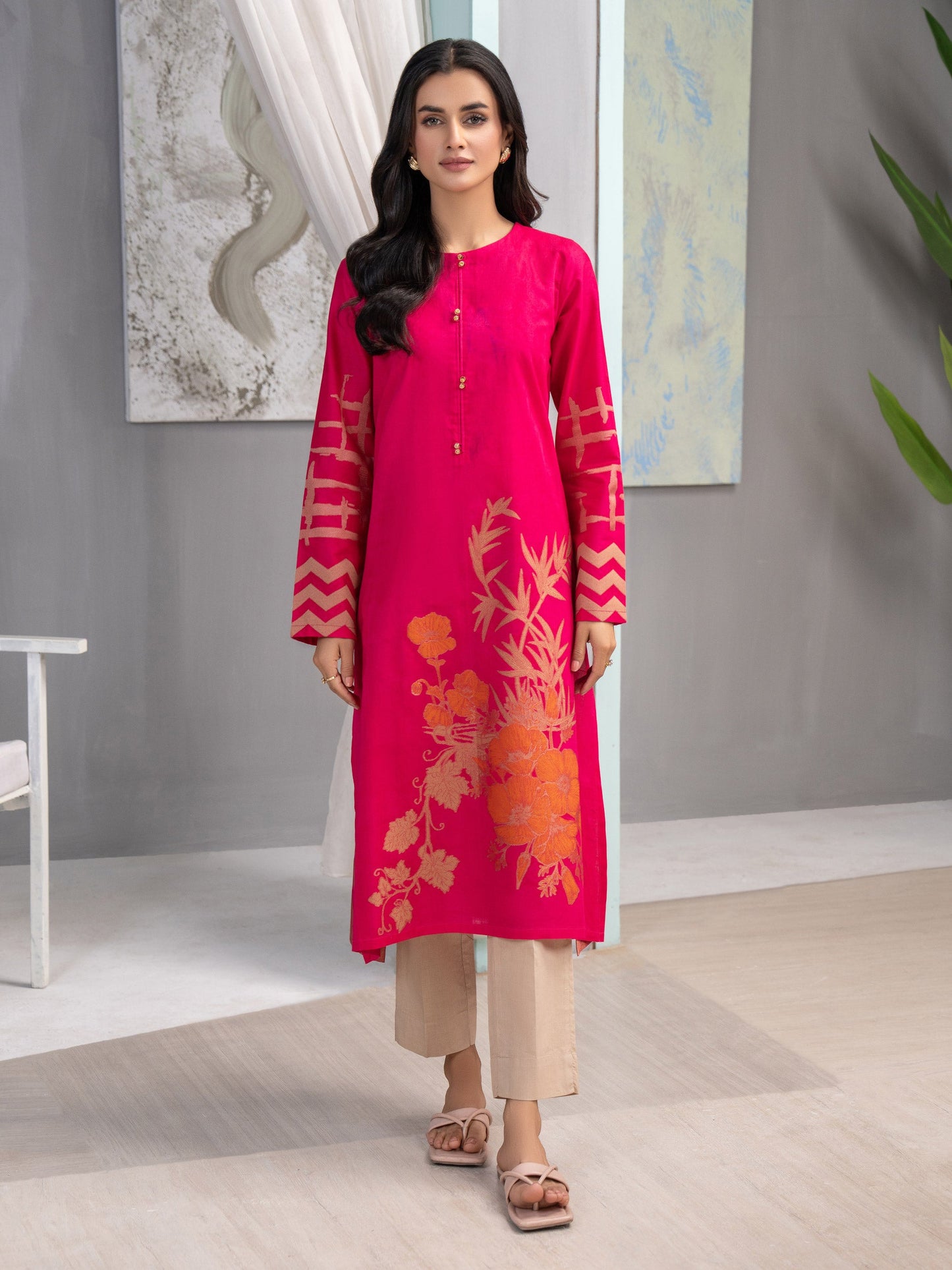 Jacquard Shirt-Dyed (Unstitched)